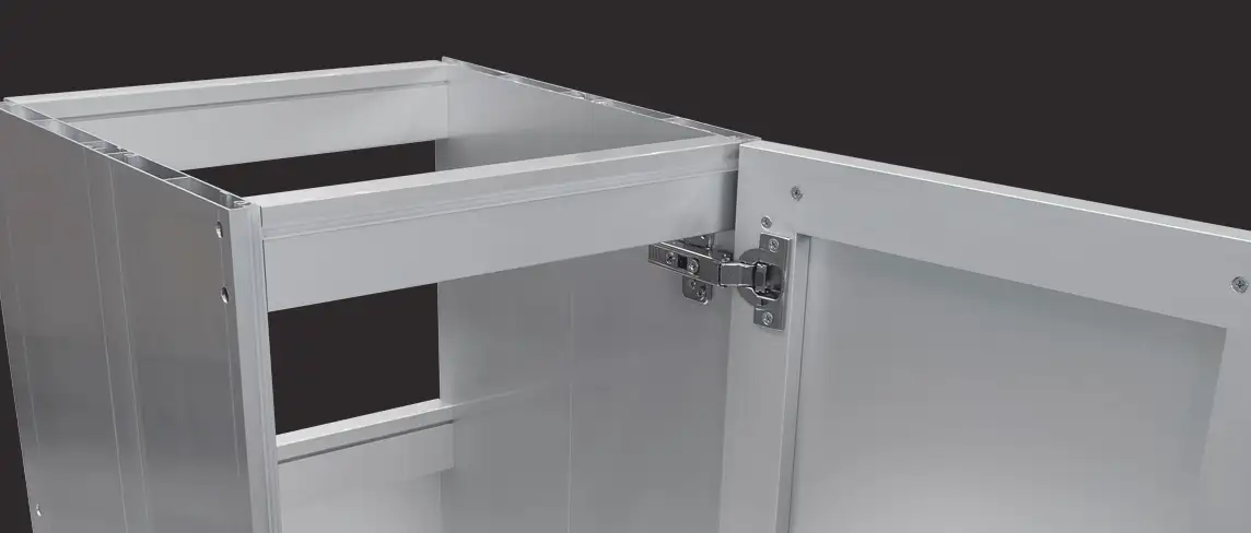 caisson cuisine d'été aluminium cuisine extérieur