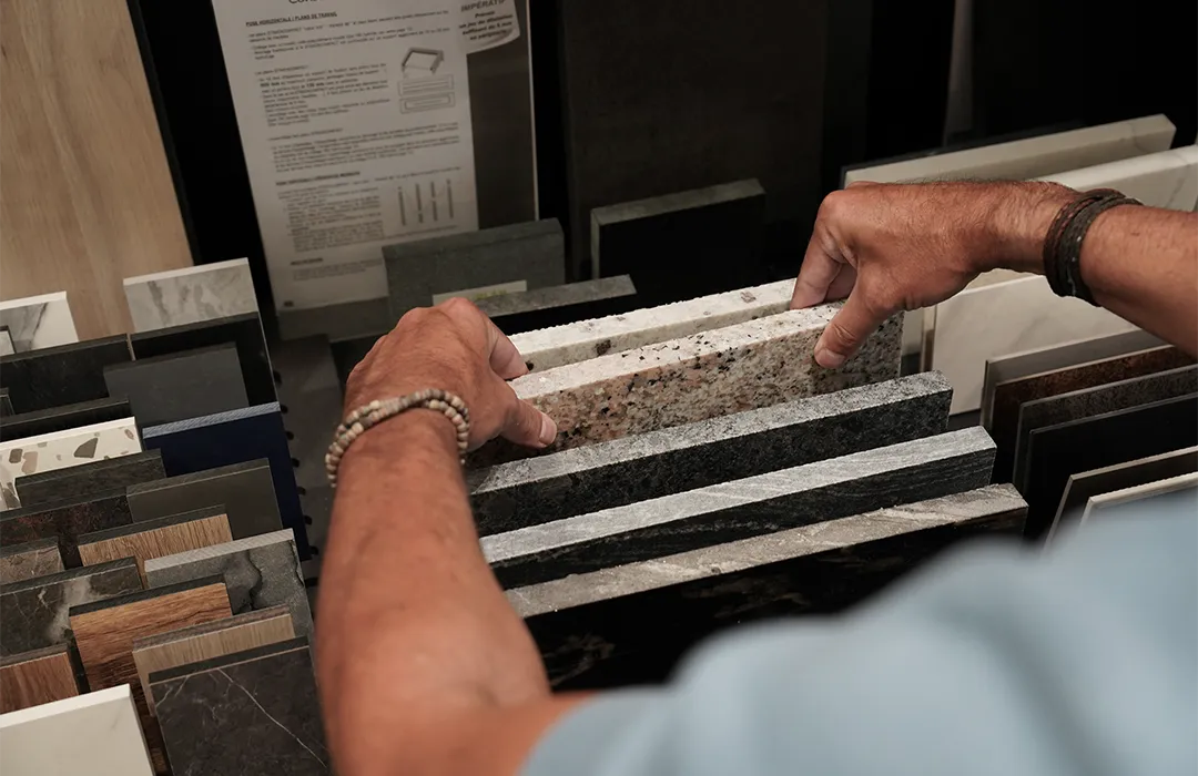 ACS cuisinedété choix décors matières plan de travail façade