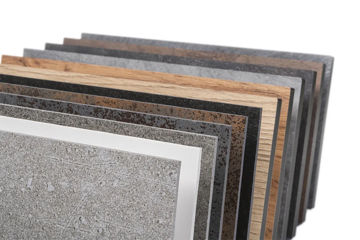 coffret échantillon cuisinedété compact céramique façade porte plan de travail