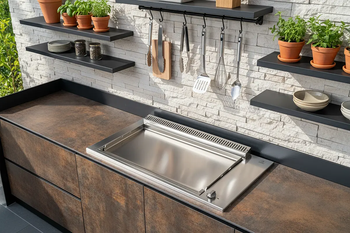cuisinedete cuisine extérieure ustensile rangement accessoire